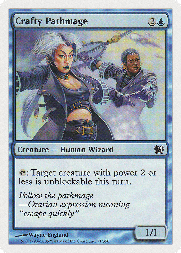 Crafty Pathmage (9ED-071) - 9th Edition Foil