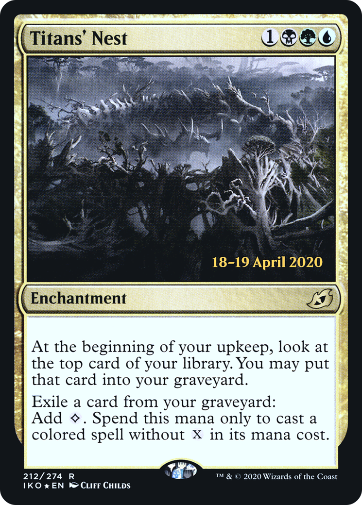 Titans' Nest (PRE-212) - Ikoria: Lair of Behemoths Promos Foil