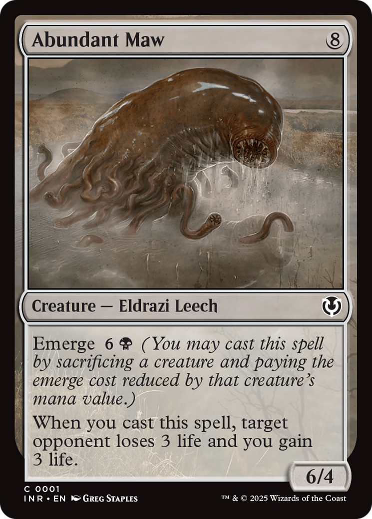 Abundant Maw (INR-001) - Innistrad Remastered Foil