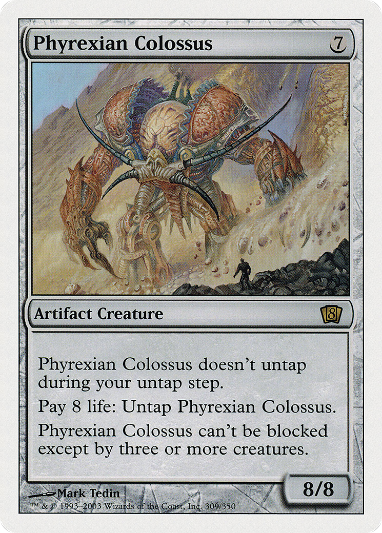 Phyrexian Colossus (8ED-309) - 8th Edition