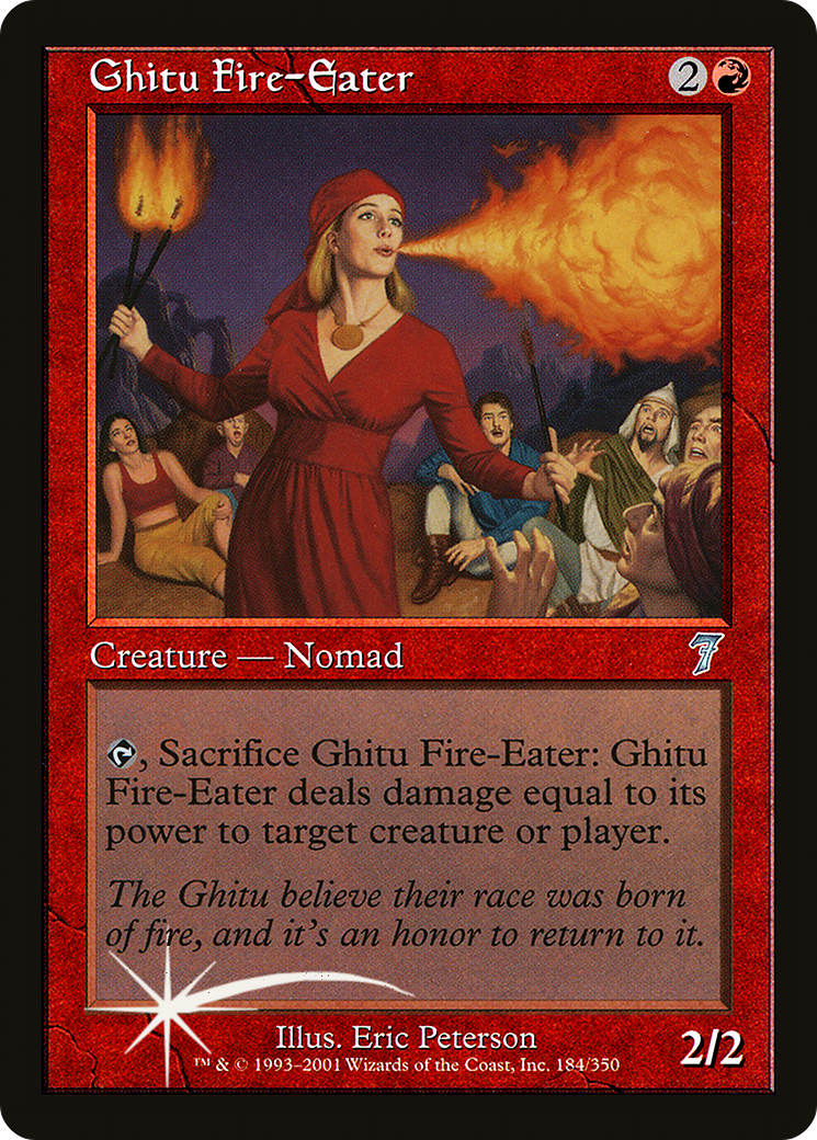 Ghitu Fire-Eater (7ED-184) - 7th Edition
