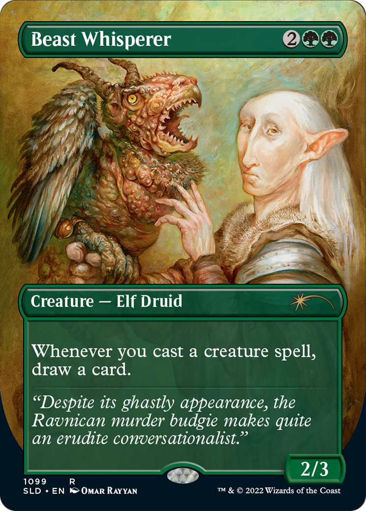Beast Whisperer (Borderless) (SLD-1099) - Secret Lair Drop