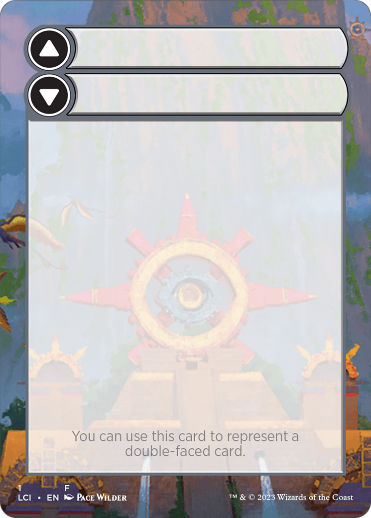 Double-Faced Substitute Card (SLCI-001) - The Lost Caverns of Ixalan Substitute Cards (Borderless) Foil