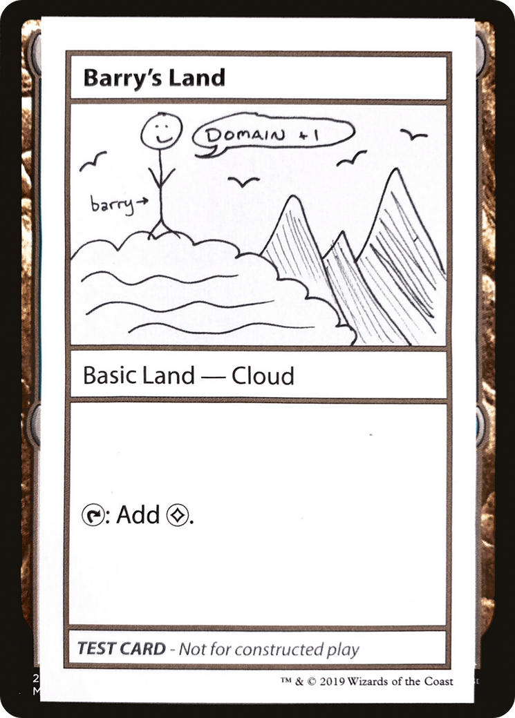 Barry's Land (No PW Symbol) (CMB1-) - Mystery Booster Playtest Cards 2021