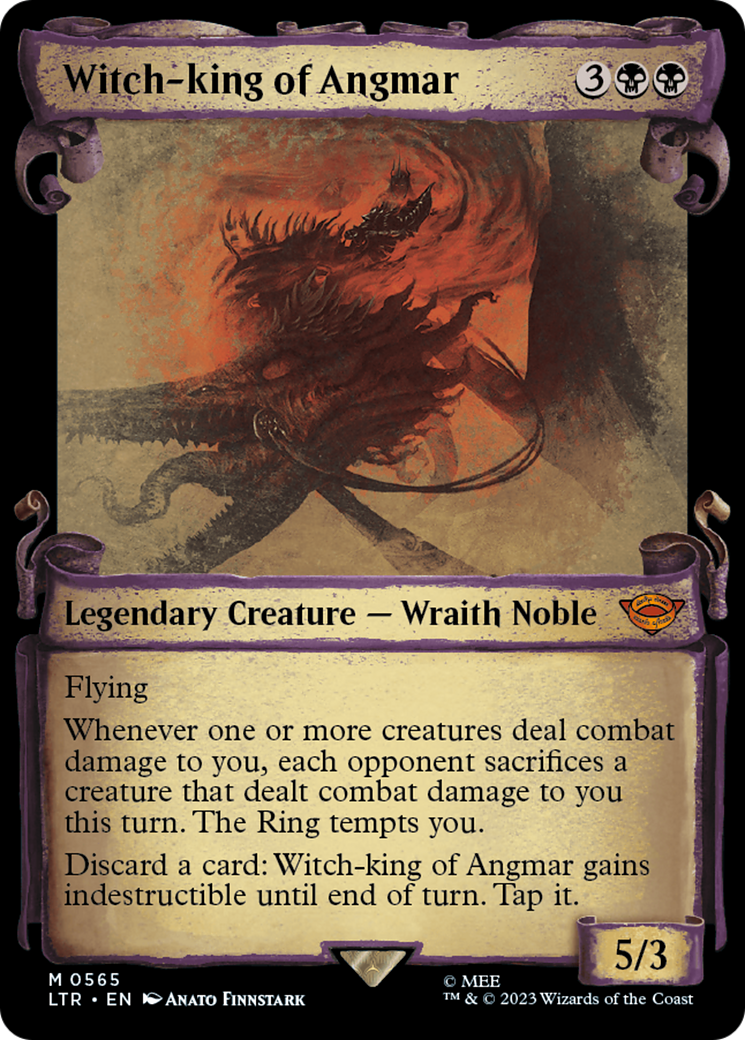 Witch-king of Angmar (Showcase Scrolls) (LTR-565) - The Lord of the Rings: Tales of Middle-earth: (Showcase)