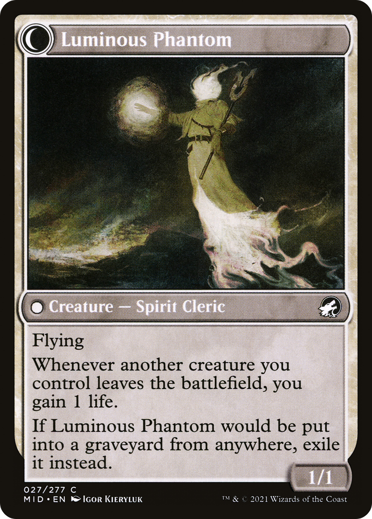 Lunarch Veteran (MID-027) - Innistrad: Midnight Hunt: (Double Faced Transform)