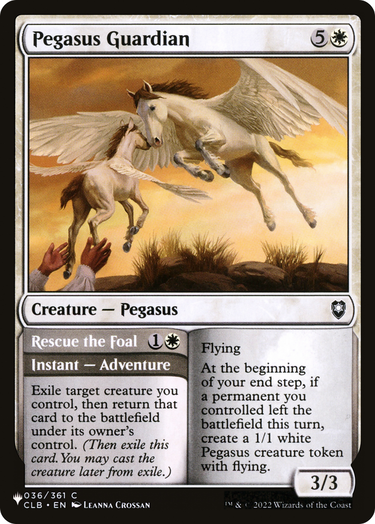 Pegasus Guardian (LIST-036/361) - The List