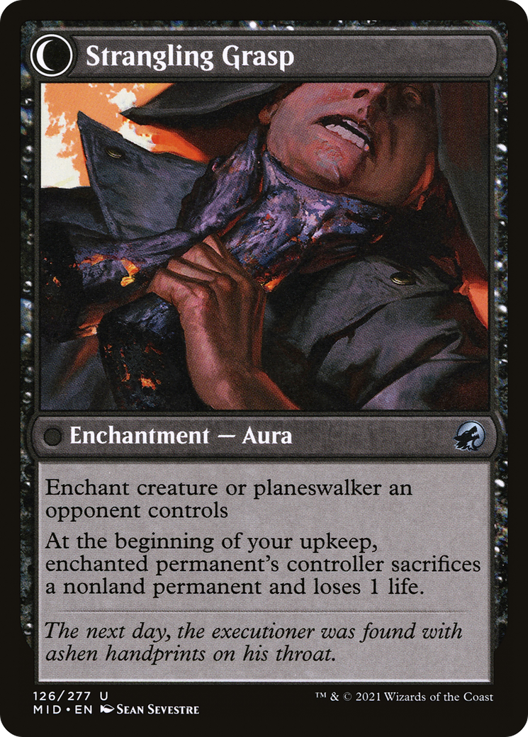 Vengeful Strangler (MID-126) - Innistrad: Midnight Hunt: (Double Faced Transform)