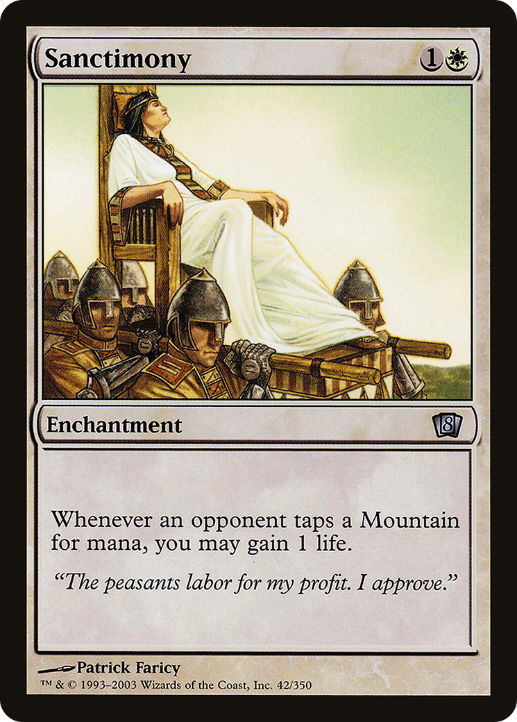 Sanctimony (8ED-042) - 8th Edition