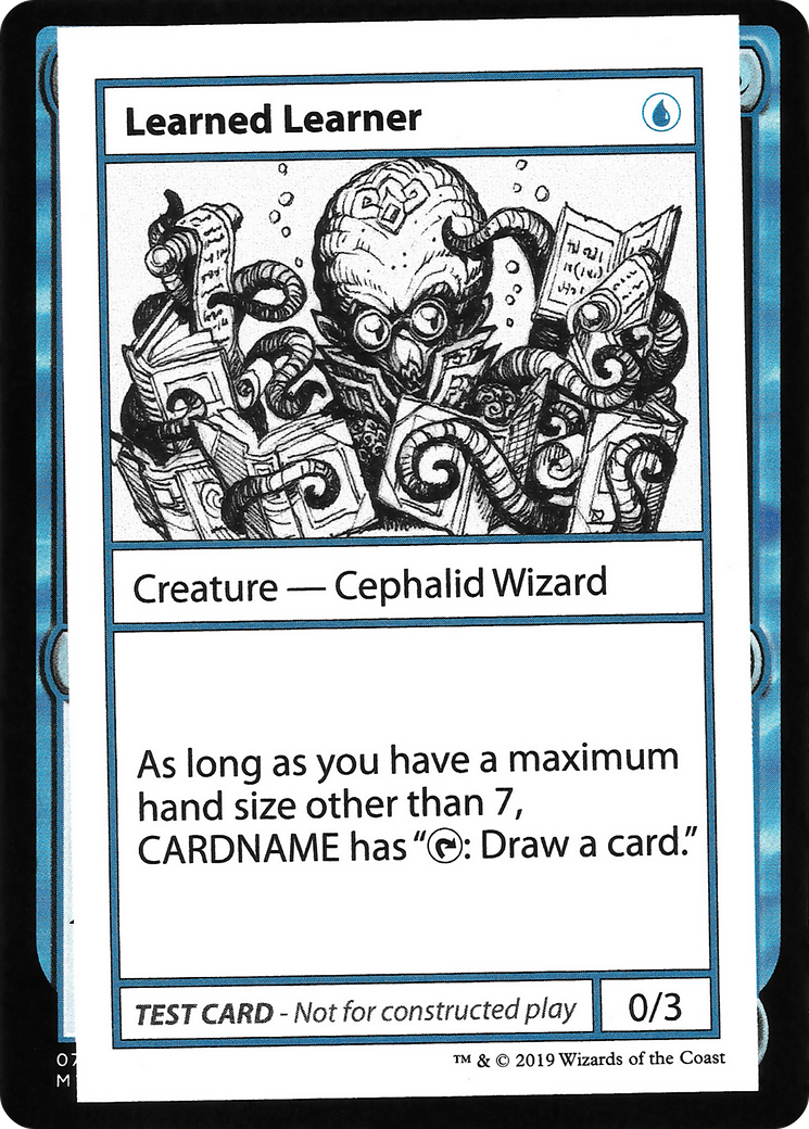Learned Learner (No PW Symbol) (CMB1-) - Mystery Booster Playtest Cards 2021