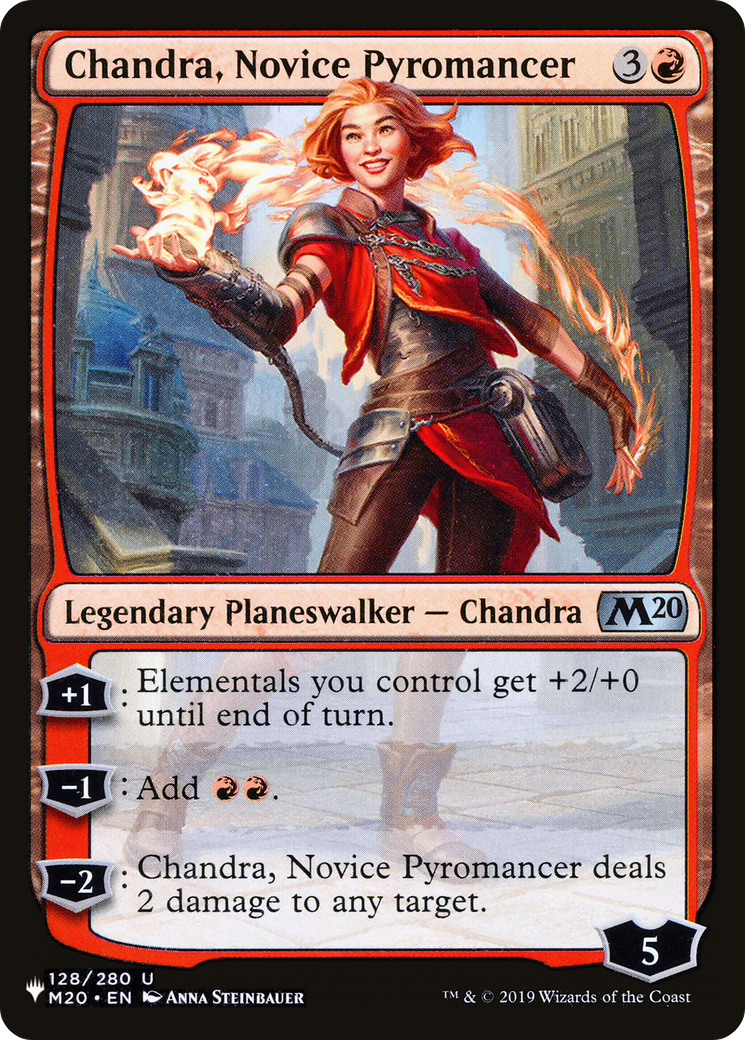 Chandra, Novice Pyromancer (LIST-128/280) - The List