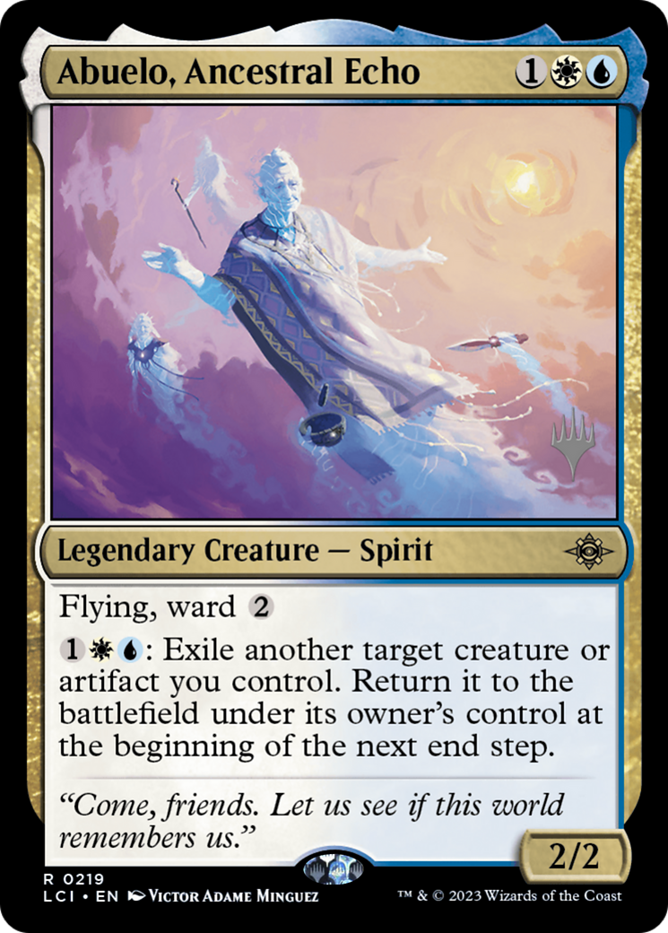 Abuelo, Ancestral Echo (PPLCI-219) - The Lost Caverns of Ixalan Promos Foil