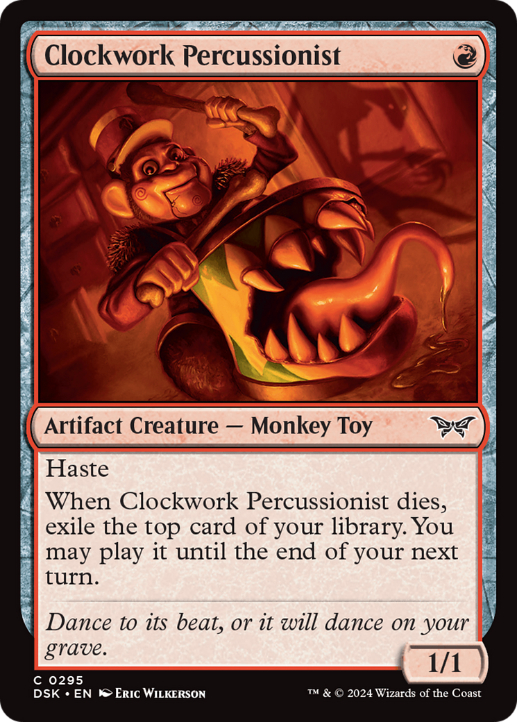 Clockwork Percussionist (0295) (DSK-295) - Duskmourn: House of Horror