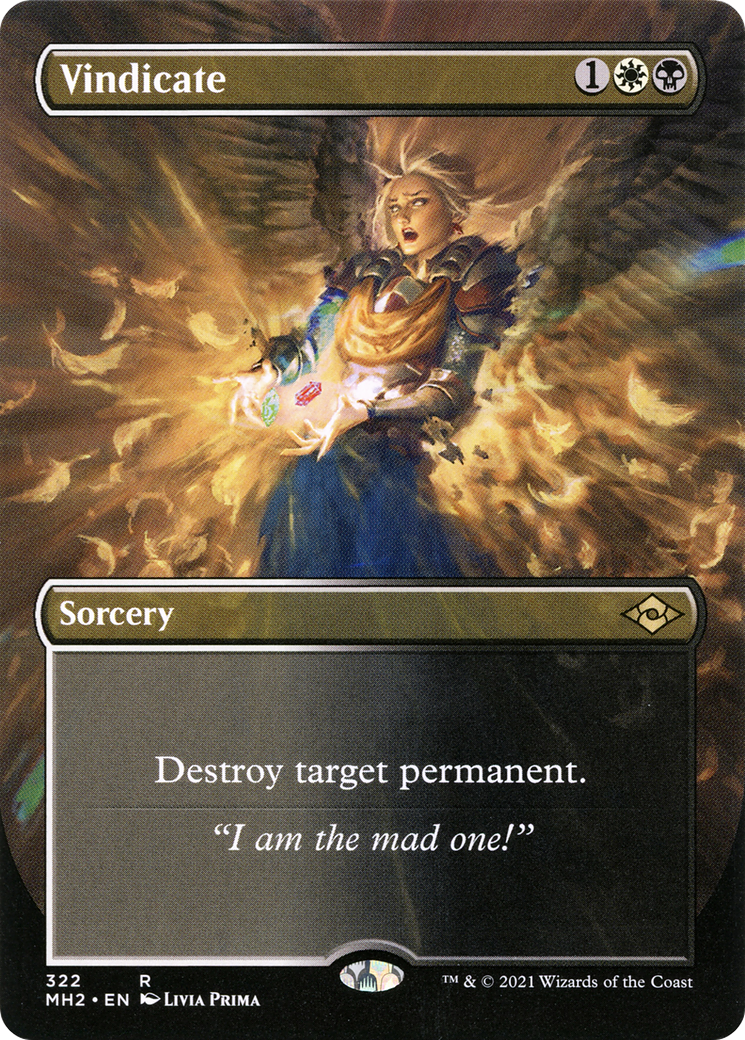 Vindicate (Borderless) (MH2-322) - Modern Horizons 2
