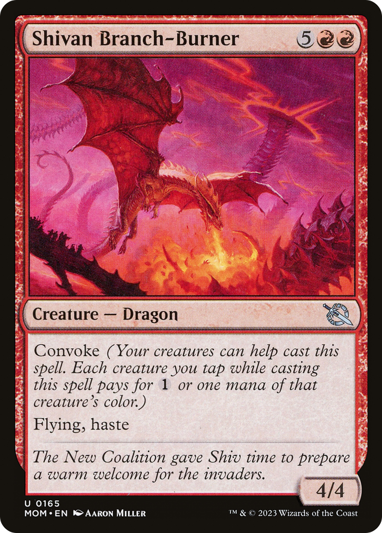 Shivan Branch-Burner (MOM-165) - March of the Machine