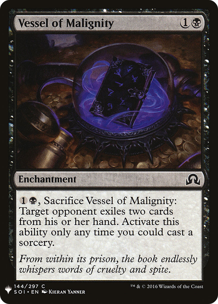 Vessel of Malignity (LIST-144) - The List