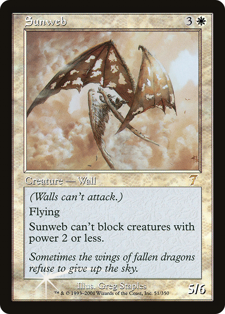 Sunweb (7ED-051) - 7th Edition Foil