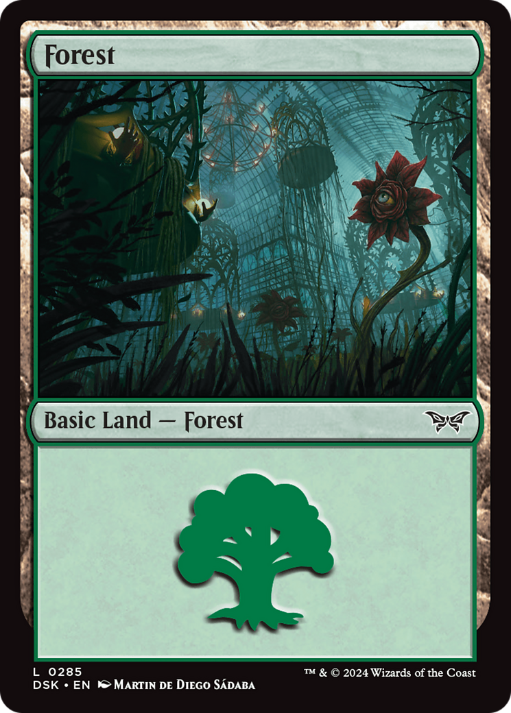 Forest (0285) (DSK-285) - Duskmourn: House of Horror Foil
