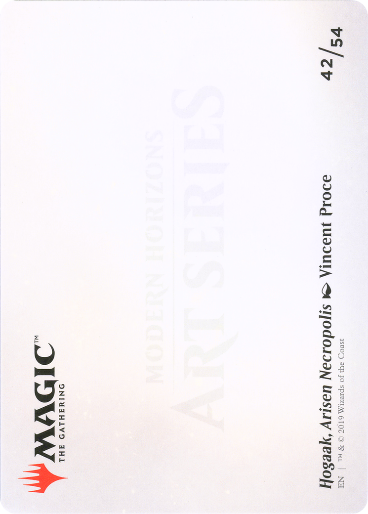 Hogaak, Arisen Necropolis // Hogaak, Arisen Necropolis (AMH1-042) - Modern Horizons Art Series (Borderless)
