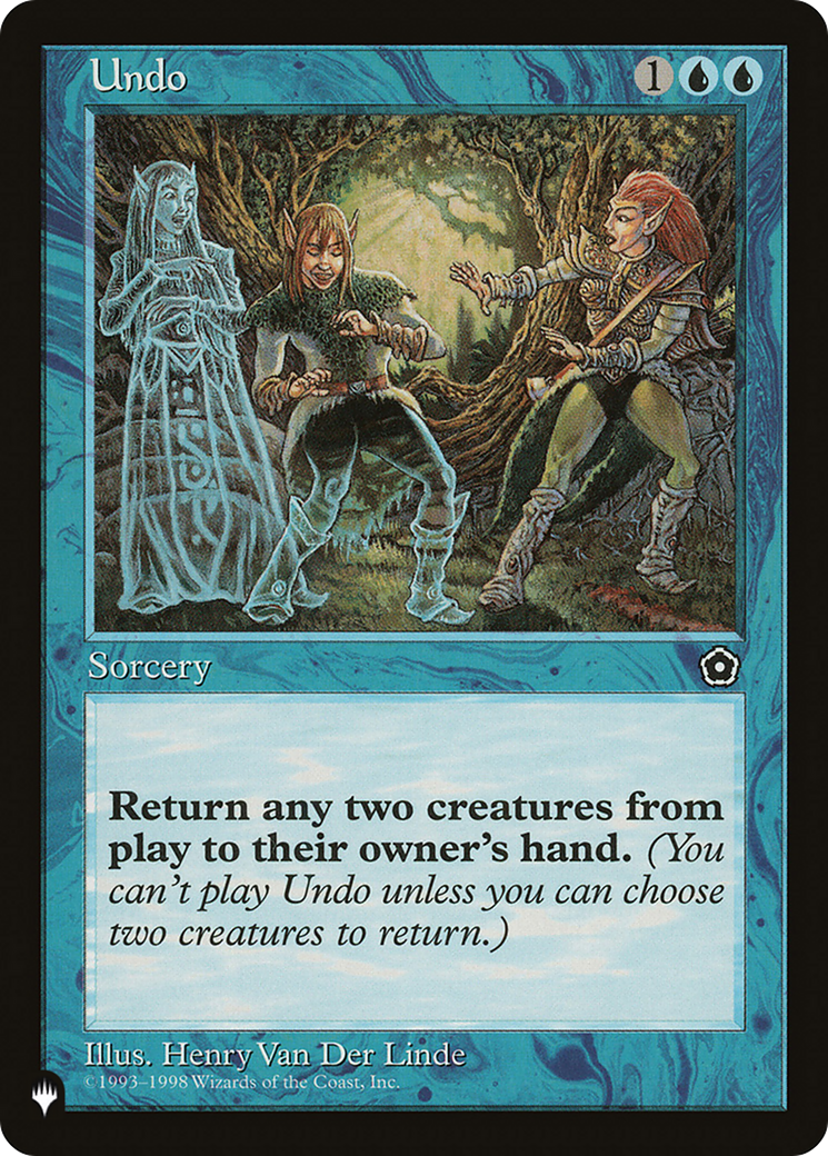 Undo (LIST-) - The List