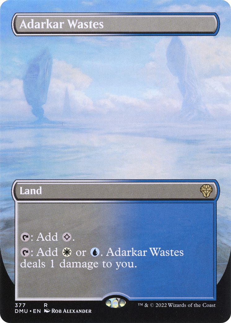 Adarkar Wastes (Borderless) (DMU-377) - Dominaria United