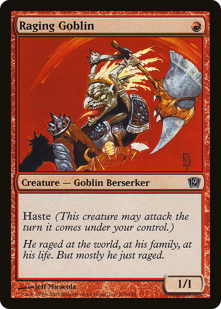 Raging Goblin (9ED-) - 9th Edition Foil