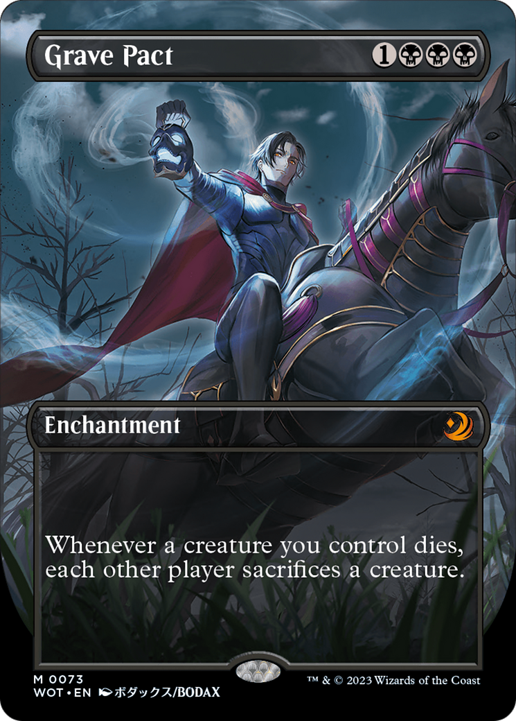 Grave Pact (Anime Borderless) (WOT-073) - Wilds of Eldraine: Enchanting Tales Foil