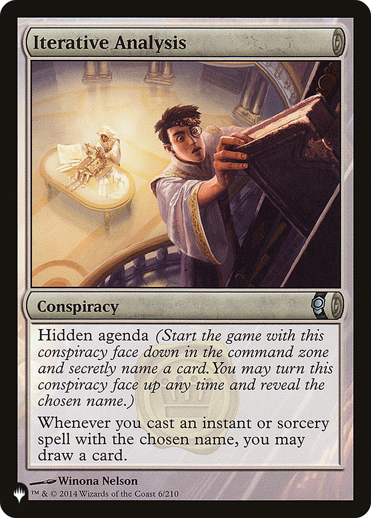 Iterative Analysis (LIST-6/210) - The List