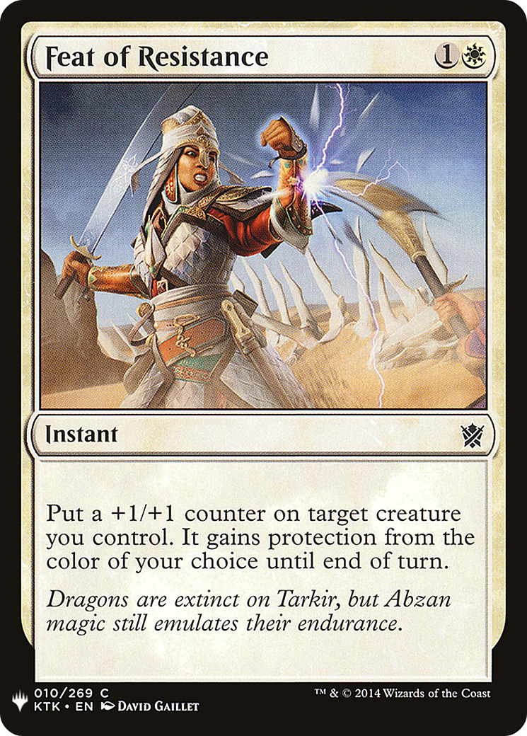 Feat of Resistance (LIST-010) - The List