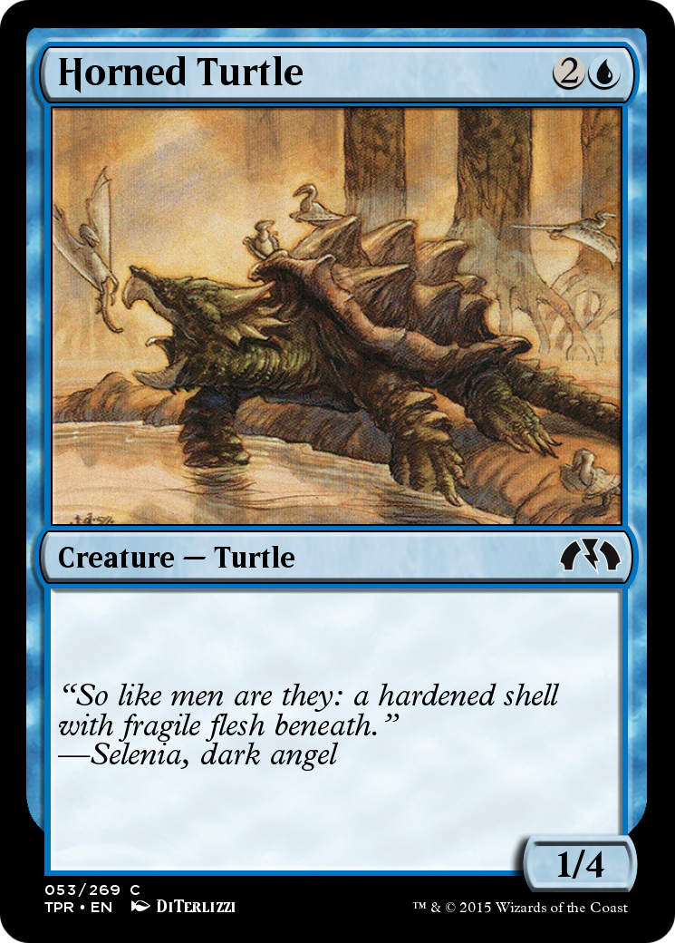 Horned Turtle (TPR-053) - Tempest Remastered Foil