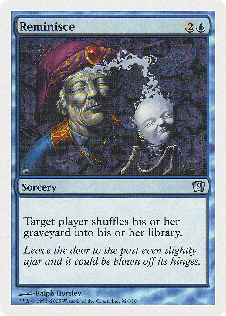 Reminisce (9ED-092) - 9th Edition Foil