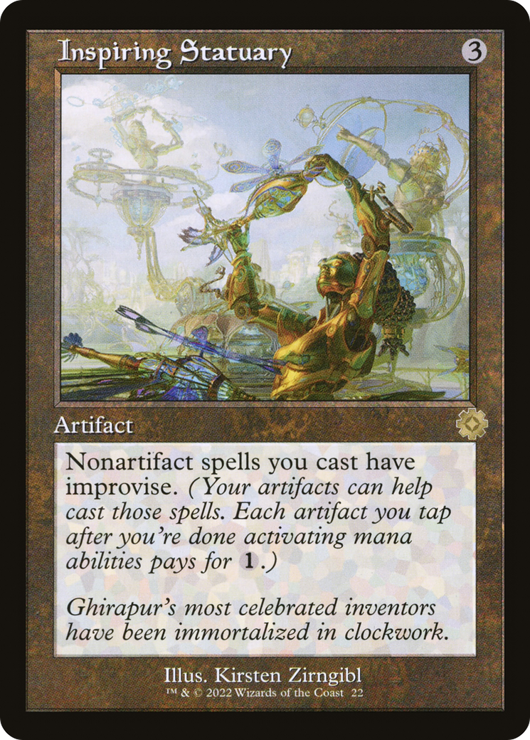 Inspiring Statuary (BRR-022) - The Brothers' War Retro Artifacts Foil