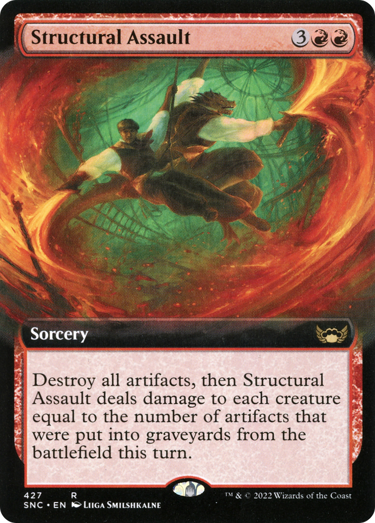 Structural Assault (Extended Art) (SNC-427) - Streets of New Capenna: (Extended Art)
