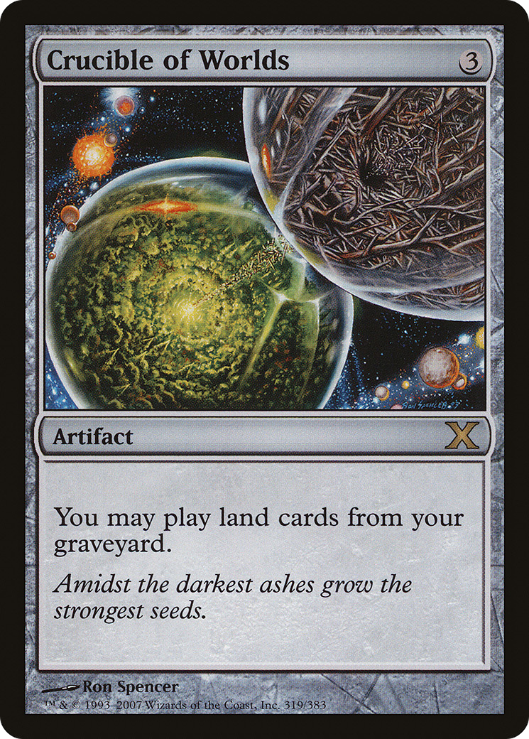 Crucible of Worlds (10E-319) - Tenth Edition Foil