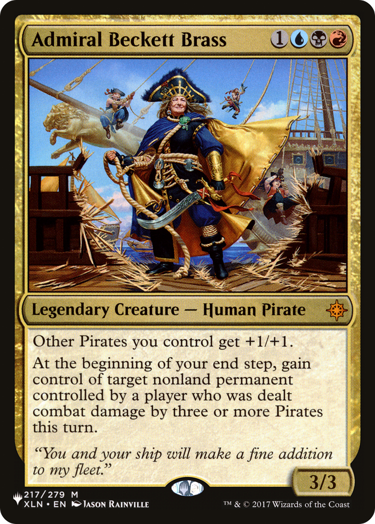 Admiral Beckett Brass (LIST-217/279) - The List