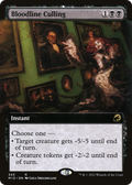 Bloodline Culling (Extended Art) (MID-343) - Innistrad: Midnight Hunt: (Extended Art) Foil
