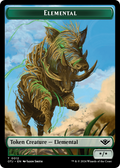 Elemental (TOTJ-012) - Outlaws of Thunder Junction Tokens Foil