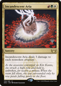 Incandescent Aria (PPSNC-192) - Streets of New Capenna Promos Foil