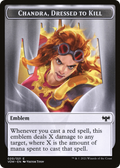Chandra, Dressed to Kill Emblem (TVOW-020) - Innistrad: Crimson Vow Tokens