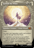 Gandalf the White (Showcase) (Surge Foil) (LTR-797) - The Lord of the Rings: Tales of Middle-earth: (Showcase) (Borderless) Foil