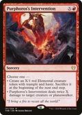 Purphoros's Intervention (PPTHB-151) - Theros Beyond Death Promos Foil