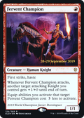 Fervent Champion (PRE-124) - Throne of Eldraine Promos Foil