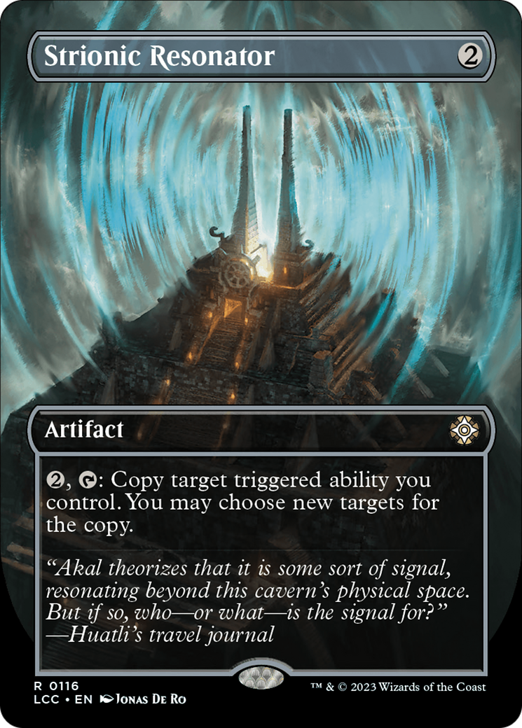 Strionic Resonator (Borderless) (LCC-116) - The Lost Caverns of Ixalan Commander