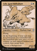 Lulu, Loyal Hollyphant (Showcase) (CLB-379) - Commander Legends: Battle for Baldur's Gate: (Showcase)