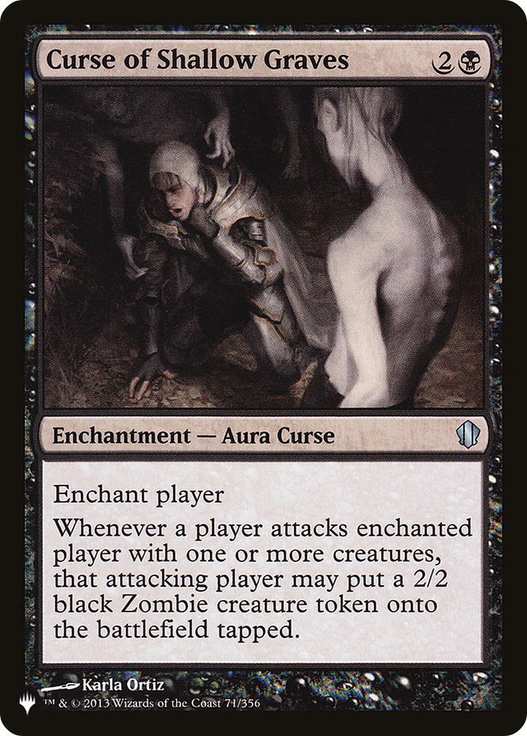 Curse of Shallow Graves (LIST-71/356) - The List