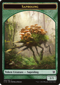 Saproling (016) // Spirit (006) Double-Sided Token (C16-16 // 6) - Commander 2016 Tokens
