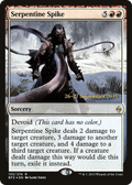 Serpentine Spike (PRE-133) - Battle for Zendikar Promos: (devoid) Foil