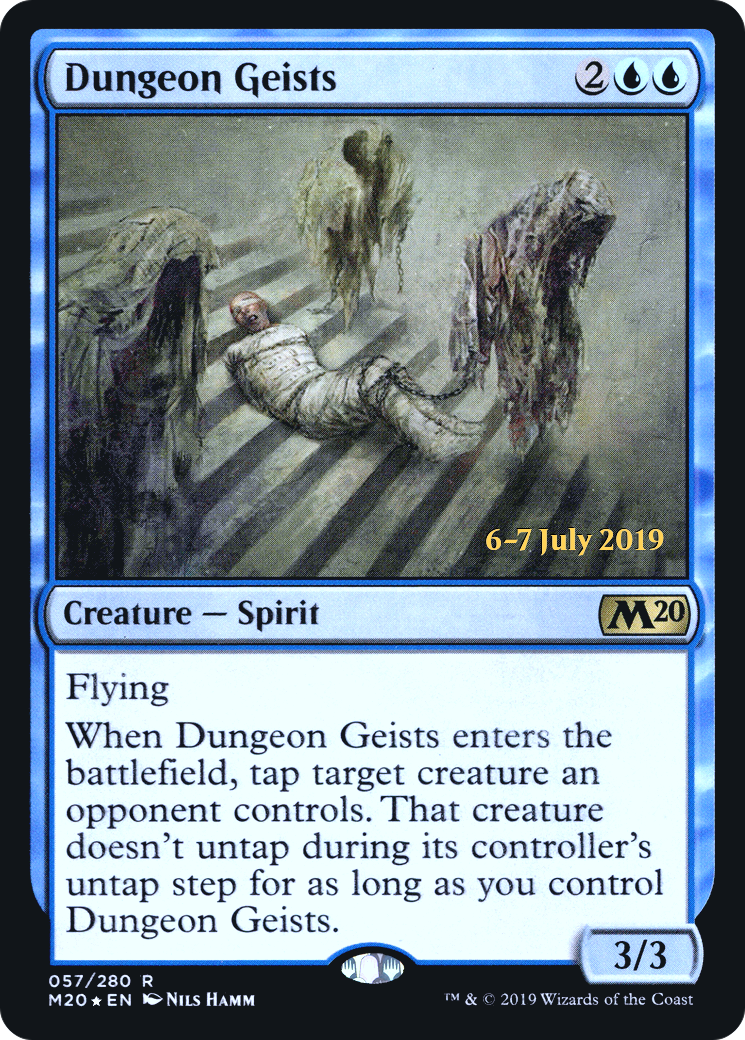 Dungeon Geists (PRE-057) - Core Set 2020 Promos Foil
