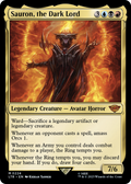 Sauron, the Dark Lord (LTR-224) - The Lord of the Rings: Tales of Middle-earth Foil