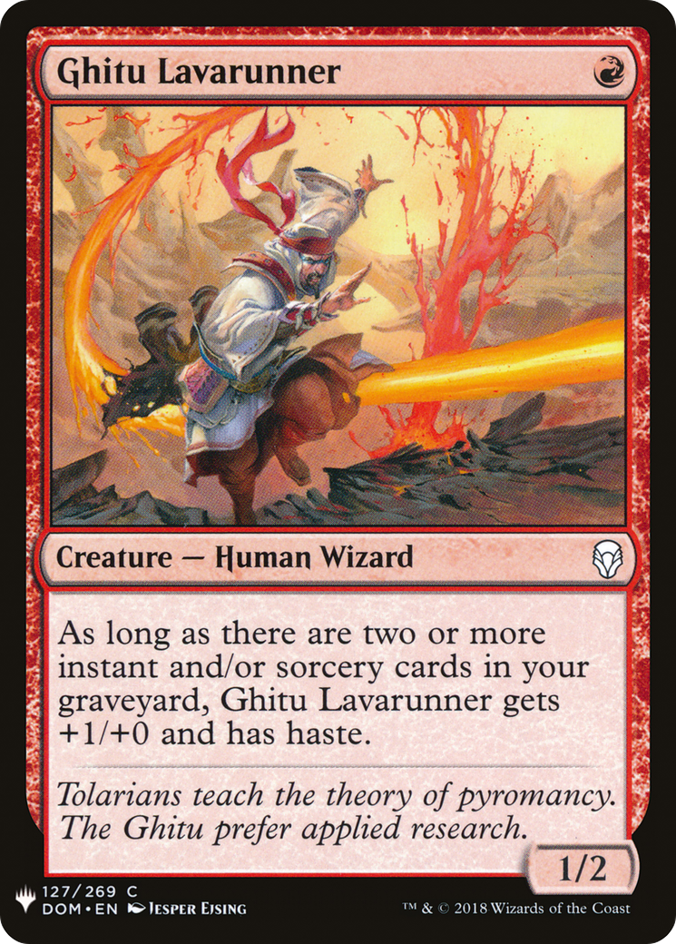 Ghitu Lavarunner (LIST-127) - The List